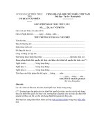 Mẫu số 04.KT: Giấy phép khai thác thủy sản