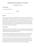 Tải Giải bài tập SGK Tiếng Anh lớp 11: Test Yourself A - Ôn tập Tiếng Anh lớp 11 Unit 1 - 3