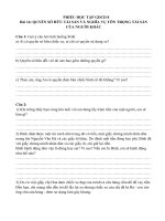 PHIẾU HỌC TẬP GDCD 8Bài 16: QUYỀN SỞ HỮU TÀI SẢN VÀ NGHĨA VỤ TÔN TRỌNG TÀI SẢN CỦA NGƯỜI KHÁC