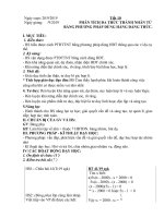 đại số 8 - t10: Phân tích đa thức thành nhân tưt bằng phương pháp dùng hằng đẳng thức