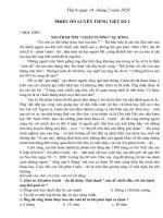 Trường TH Yên Thường kính gửi Quý phụ huynh tài liệu ôn tập môn Toán và Tiếng Việt cho học sinh khối 5 (Tuần 20 - Thứ 6)