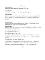 Đề mẫu kiểm tra HKII Môn Vật lý - Khối 11 năm học 2016-2017