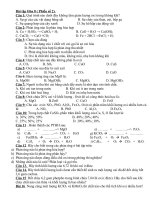 BT Hóa 8  phần 2 (BT HS nghỉ phòng, chống dịch nCoV))