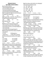 Nội dung ôn tập hóa 9