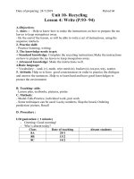 E8 W 24 25 P64-67 UNIT 10 WRITE LANGUAGE FOCUS 1 2; 3 4 UNIT11 GETTING STARTED LISTEN AND READ