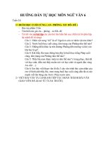 Hướng dẫn tự học môn Văn 6