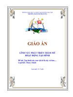 Giáo àn :Tạo hình lá | Mầm non Hoa Sữa - Gia Lâm