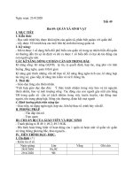 Bài soạn sinh học 9 tuần 25