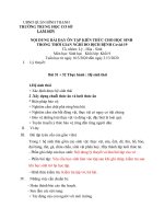 SINH 9 - TUẦN 26 - BÀI 51 & 52