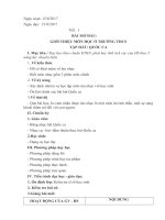 Giáo án lớp 6 - tuần 1-4