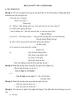 Phiếu ôn tập môn Ngữ Văn 8 (Tuần 4)