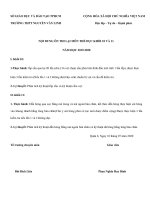 ĐỀ CƯƠNG ÔN KIỂM TRA LẠI MÔN THỂ DỤC 10-11 NĂM HỌC 2019-2020