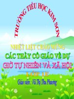 TNXH 1 - Bài hoạt động ở lớp