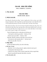 Giáo án Stem chủ đề Hoa Cầu Vòng