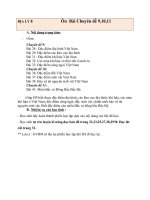 ĐỊA LÝ 8                             Ôn  Bài Chuyên đề 9,10,11