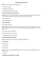 Đề cương ôn tập giữa kì I môn GDCD 9 (2020-2021)