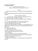 Nội dung ôn tập Lịch sử 8 - Tuần 3