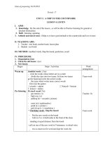 GIÁO ÁN 9 - TUẦN 10