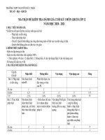 ma trần đề thi học kỳ i môn gdcd k10 11 12