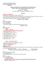 ANH 6-NÔI DUNG BÀI DẠY ÔN TẬP -DỊCH COVID-19 TUẦN 29 (tu 23 den 29.3.2020)