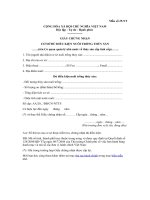 Mẫu số 25.NT: Giấy chứng nhận cơ sở đủ điều kiện nuôi trồng thủy sản