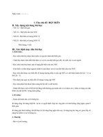 CHU DE DOT BIEN - TIET 22 23 24 25