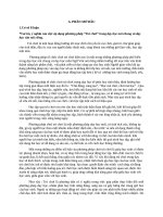 skkn áp dụng phương pháp chơi trò chơi trong một tiết dạy ngữ văn lớp 6 nhằm phát huy tính tích cực, sáng tạo của học sinh 