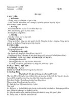 GIÁO ÁN SINH 6 TUẦN 2 TIẾT 51-52