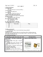 bài soạn sinh 6 tuần 32