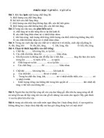 Phiếu ôn tập Vật lý 6  Tuần 5 nghỉ dịch Covid 19