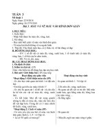 GIÁO ÁN MĨ THUẬT TUẦN 3 NH 2018-2019