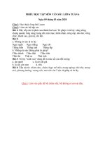 Phiếu học tập số 1 Văn Lớp 6 Tuấn 6  Bài tập nghỉ dịch Covid 19