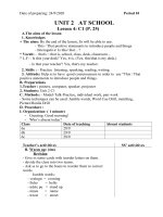 ENGLISH 6 WEEK 4 P10-12 UNIT 2 C1 C2 UNIT 3 A1-2