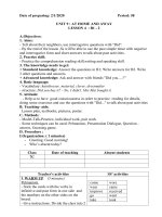 ENGLISH 7 W 21 P58-60 UNIT 9 B1-2 B3-4 LANGUAGE FOCUS 3