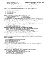 Đề thi thử vào 10 môn CD năm 2020 Trường THCS Dương Xá