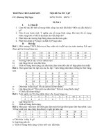 Nội dung ôn tập Đại số 7 - Tuần 3