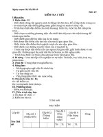 Bài soạn sinh học 7 tuần 10