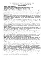 Bài tập cho học sinh ôn tập trong thời gian nghỉ phòng dich.