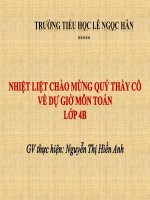 Toán Tuần 21 : Rút gọn phân số