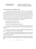 Phiếu bài tập môn Ngữ Văn 7 (Tuấn 1 - Tháng 4)