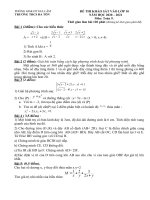 Đề 1 Thi Thử vào 10 môn Toán năm 2020 Trường THCS Đa Tốn