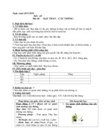 bài soạn sinh 6 tuần 24