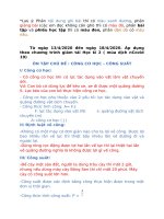 TUẦN 30- ÔN TẬP LÝ 8 - CHỦ ĐỀ CÔNG- CÔNG SUẤT