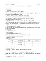 bài soạn sinh 7 tuần 30