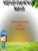 Giáo án điện tử lớp 2 bài 