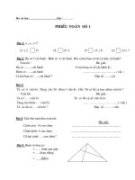 Khối 1 - Phiếu giao việc, Link học trực tuyến bài giảng từ 06.04.2020 - 10.04.2020