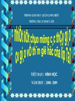 Hình học 7 -  Từ vuông góc đến song song