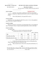 ĐỀ THI TUYỂN SINH CAO ĐẲNG NĂM 2014 MÔN ĐỊA LÍ Khối C | dethivn.com