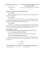 Đề thi đại học môn Lịch Sử khối C năm 2012 | dethivn.com