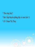 Thủ công lớp 2 - Bài: Gập thuyền phẳng đấy có mui (Tiết 1) | Tiểu học Khương Mai